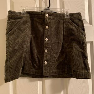 WOMEN’S MIDI CORDUROY SKIRT